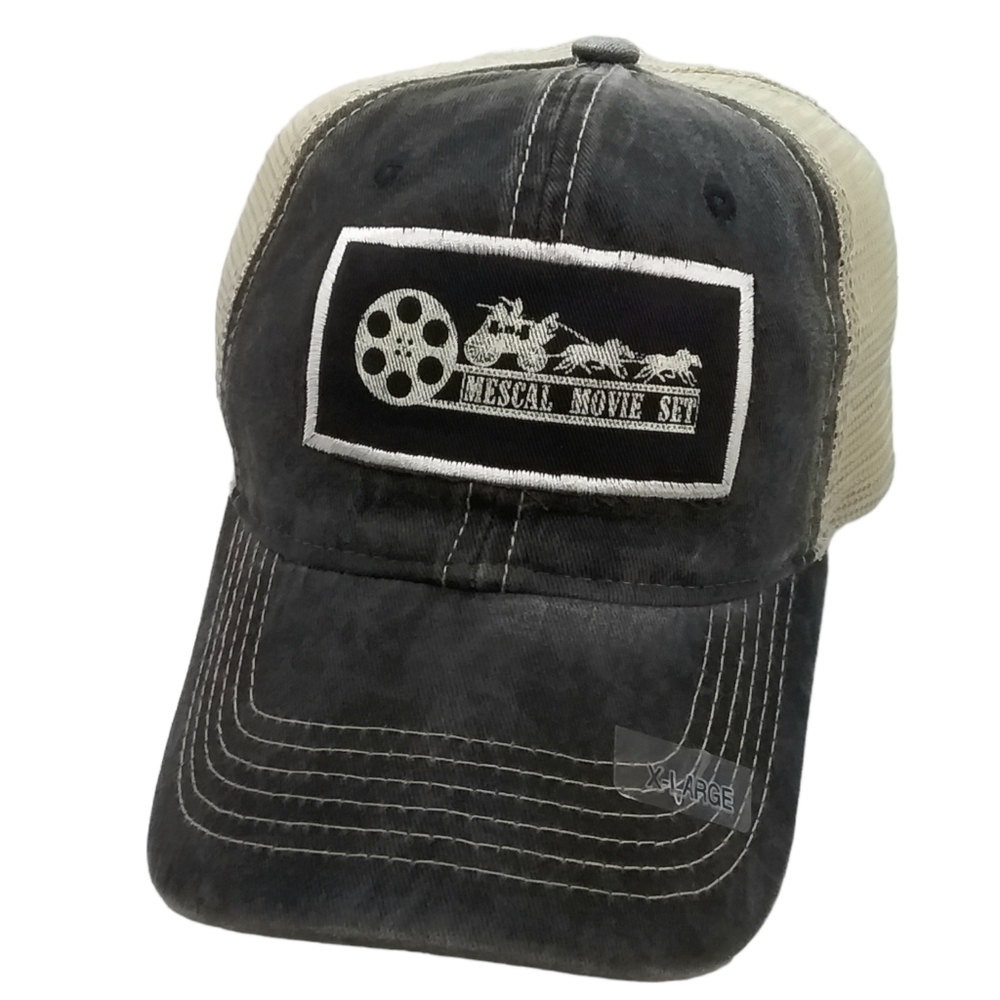 Mescal Movie Set Cap Hat Adult Arizona Trucker Mesh Back Snapback Black